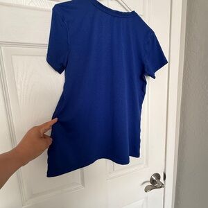 Nike Dri fit V-Neck cobalt blue T-Shirt